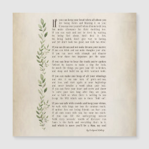 IF, Geïnspireerd gedicht van Rudyard Kipling