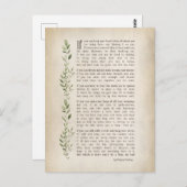 IF, Geïnspireerd gedicht van Rudyard Kipling Briefkaart (Voorkant / Achterkant)