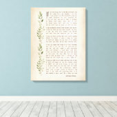 IF, Geïnspireerd gedicht van Rudyard Kipling Canvas Afdruk (Insitu (Houten vloer))