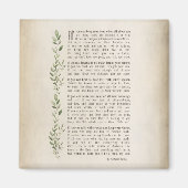 IF, Geïnspireerd gedicht van Rudyard Kipling Magneet (Voorkant)