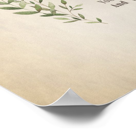 IF, Geïnspireerd gedicht van Rudyard Kipling Poster (Hoek)