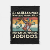 If Guillermo Can't Fix - Mexican Spanish Name  Fleece Deken (Voorkant)