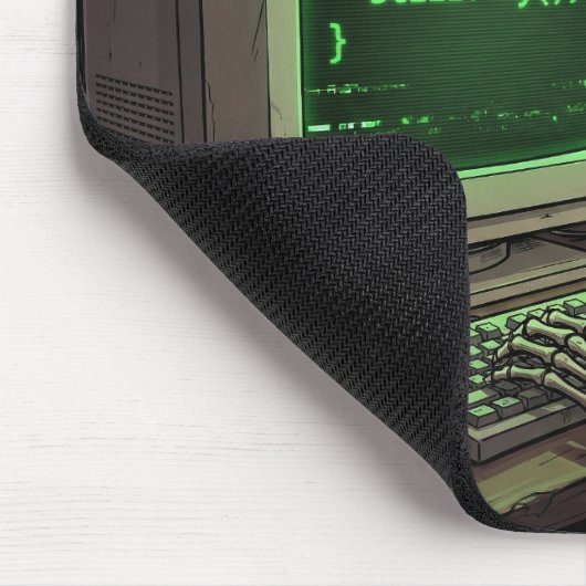 If Hope <= 0 Still Try | Cyberpunk Coding Gaming Muismat (Hoek)