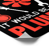 If Hvac Was Easy Funny Technician Joke Design Poster (Hoek)