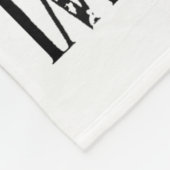 If I Can't Take My Book I'm Not Going Llama Fleece Deken (Hoek)