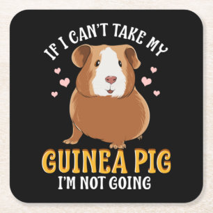 If I Can't Take My Guinea Pig Kartonnen Onderzetters