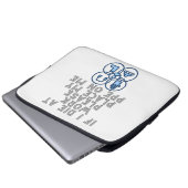 If I Die at Work Please Place My PPE On Me Laptop Sleeve (Voorkant onderkant)