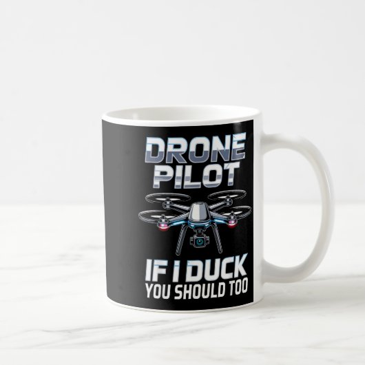 If I Duck Drone Lot Drone Operator Rc Quaopter Fly Koffiemok (Rechts)