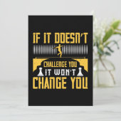 If It Doesn’T Challenge You, It Won’T Change You Save The Date (Staand voorkant)