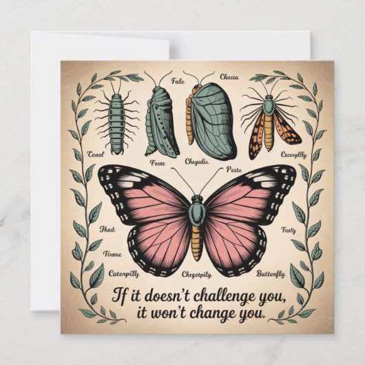 If It Doesn't Challenge You, It Won't Change You Magnetische Uitnodiging (Voorkant)