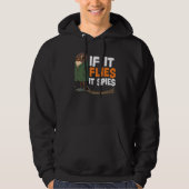 If It Flies It Spies Bird Conspiracy Theory Hoodie (Voorkant)
