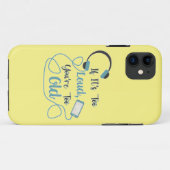 If it's too loud, you're too old music funny quote Case-Mate iPhone case (Achterkant (horizontaal))