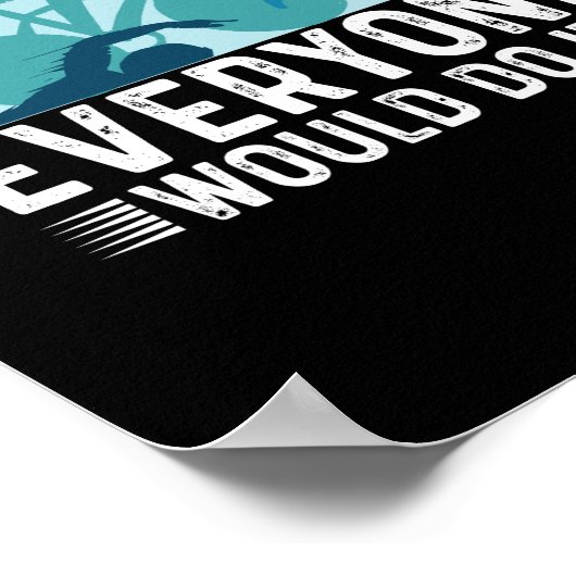 If It's Wasn't Hard Everone Triathlon Poster (Hoek)