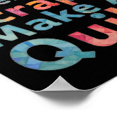 If Life Gives You Scraps, Make A Quilt Funny Sewin Poster (Hoek)