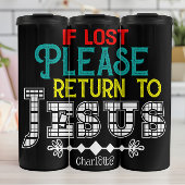 If Lost Please Return Jesus Thermosbeker