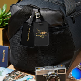 If Lost Return To – Personalized Name Luggage Tag Bagagelabel