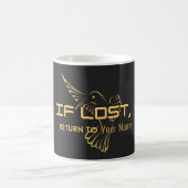If Lost Return To – Personalized Name Mug Design Koffiemok (Center)