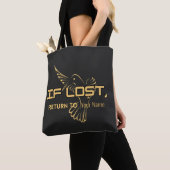 If Lost Return To – Personalized Name Tote Bag (Dichtbij)