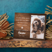 If Love Could Have Kept You Here Dog/Cat Memorial Fotoplaat (Zijkant)