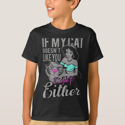 If My Cat Doesn't Like You I Don't  T-shirt (Voorkant)