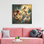 If My Pet Were Human Stretch canvas (Insitu (Woonkamer))