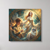 If My Pet Were Human Stretch canvas Afdruk (Voorkant)