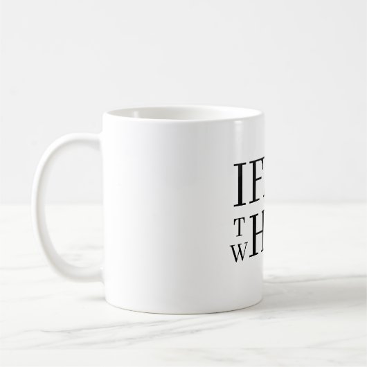 If Not Now Coffee Mug Koffiemok (Links)