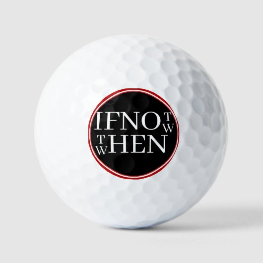If Not Now Golfballen (Voorkant)