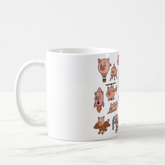 If pigs could fly koffiemok (Links)