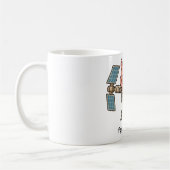 If pigs could fly - Piggie space station Koffiemok (Links)