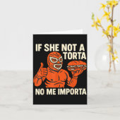 If She Not A Torta No Me Imrta. Cinco De Mayo.  Kaart (Gele Bloem)