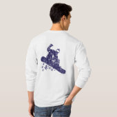 If-Snow-Boarding-was-EASY- T-shirt (Achterkant volledig)