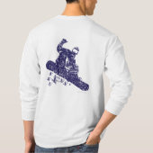 If-Snow-Boarding-was-EASY- T-shirt (Achterkant)