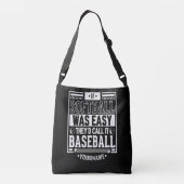 If Softball Was Easy They d Call It Baseball Crossbody Tas (Achterkant)