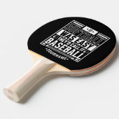 If Softball Was Easy They d Call It Baseball Tafeltennisbatje (Voorkant Gekanteld)