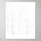 If Suicide Crosses Your Mind Suicide Prevention Aw Poster (Voorkant)