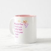 If the beautiful One - Rumi Tweekleurige Koffiemok (Voorkant links)