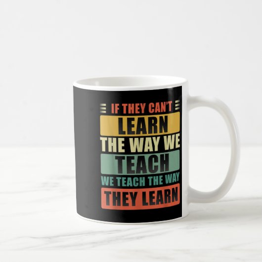 If They Can't Learn The Way We Teach The Way They Koffiemok (Rechts)