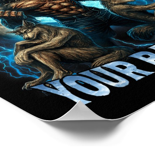 If They Talk Behind Your Back Fart Funny Cringe Al Poster (Hoek)