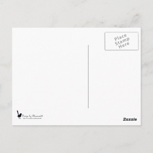 IF van Rudyard Kipling Paarse Briefkaart (Achterkant)