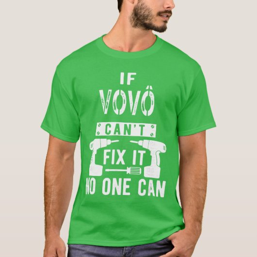 If Vov Cant Fi It No One Can Portuguese Brazilian  T-shirt (Voorkant)