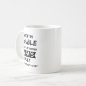 If We Get In Trouble It's My Papa Fault Funny Papa Koffiemok (Voorkant links)