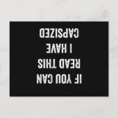 If You Can Read This I Have Capsized Briefkaart (Voorkant)