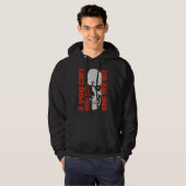 If You Can Read This She Fell Off Funny Biker Moto Hoodie (Voorkant volledig)
