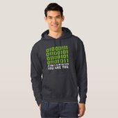 If You Can Read This Then You Are Too Coding Lover Hoodie (Voorkant volledig)