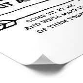 If You Can't Say Anything Nice About Anyone Poster (Hoek)