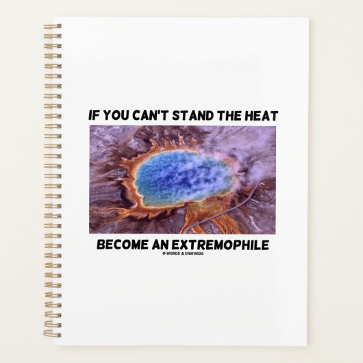 If You Can't Stand The Heat Become An Extremophile Planner (Voorkant)