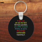 If You Can't Yet See The 1933 Germany Parallels Yo Sleutelhanger (Voorkant)