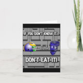 If You Dont Know It Dont Eat It  Kaart (Voorkant)