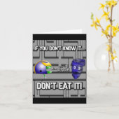 If You Dont Know It Dont Eat It  Kaart (Gele Bloem)